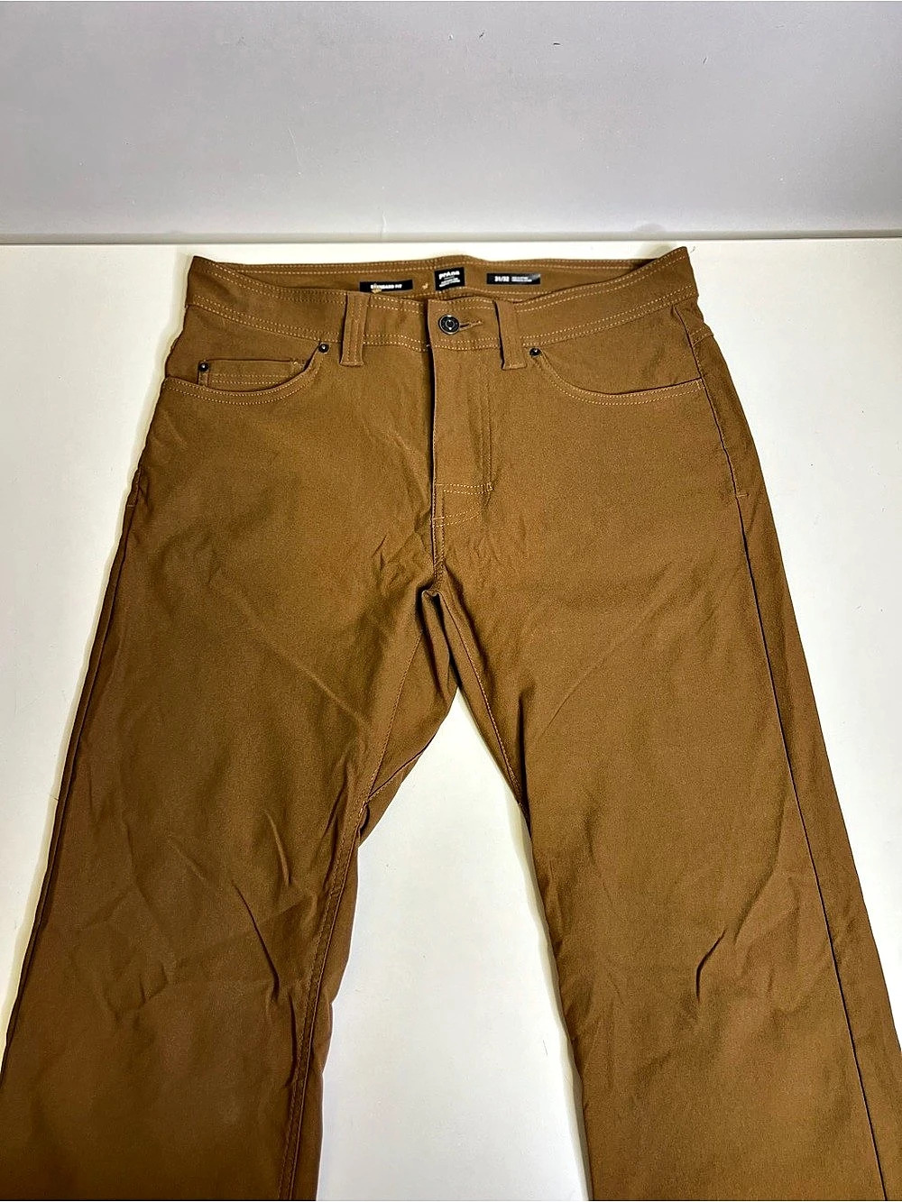 prAna Standard Fit Men's Brion Pants Brown Waist 31/32 Like New